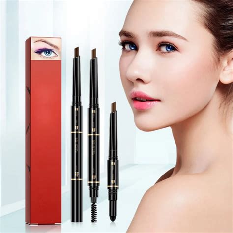 Fashion New Air Cushion Triad Waterproof Eyebrow Pencil Lasting Triangle Natural Eyebrow Liner