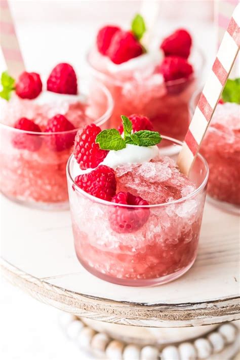 Raspberry Ros Granita Recipe The Cookie Rookie Honey Glazed