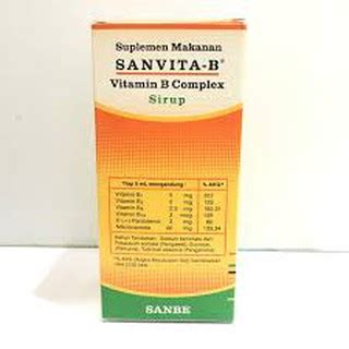 Jual Sanvita B Sirup Ml Sanbe Vitamin B Complex Sirup Shopee