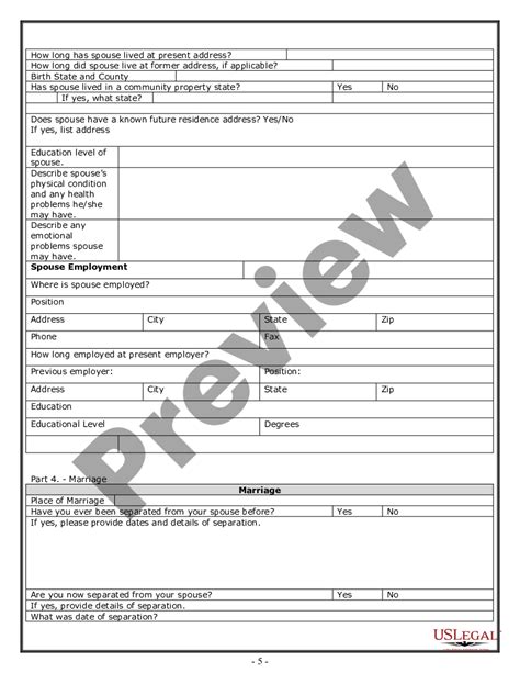 Indiana Divorce Worksheet And Law Summary For Contested Or Uncontested Case Of Over 25 Pages