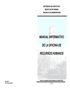 Completable En línea decadm uprrp Manual Informativo Decanato de