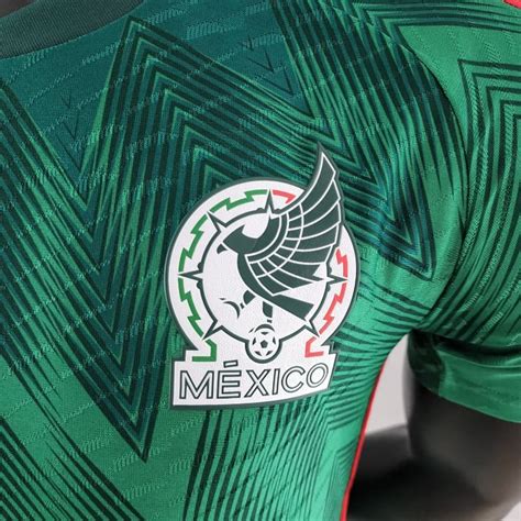 2022 World Cup Mexico Soccer Jersey Player Version Home Soccer Jersey