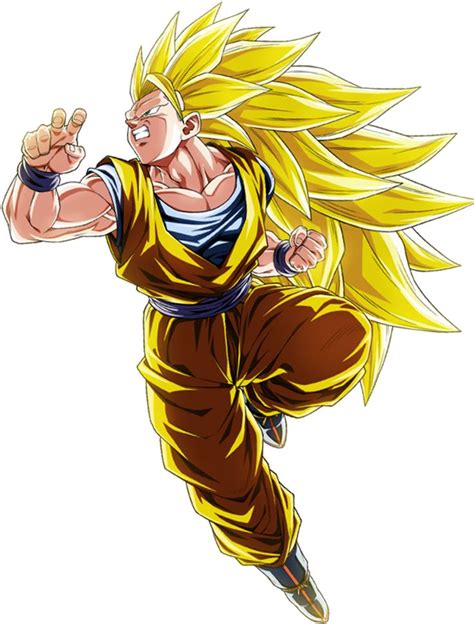 Goku Ssj3 Render [dokkan Battle] By Maxiuchiha22 On Deviantart Anime