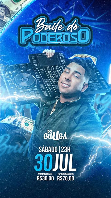 Motion Flyer Story Baile Do Poderoso Dj Guuga Social Media After