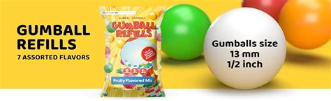 Gumball Machine Refill Bubble Gum 1lb Premium Gumballs For Candy