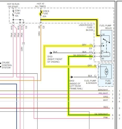 Chevy S Fuel Pump Relay Location S Forum Off