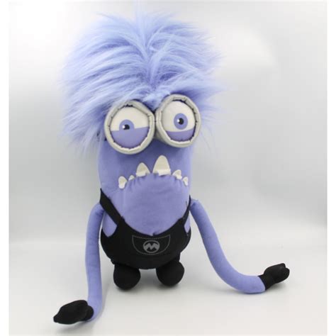 Peluche Minion diabolique mauve Moi Moche et Méchant 2