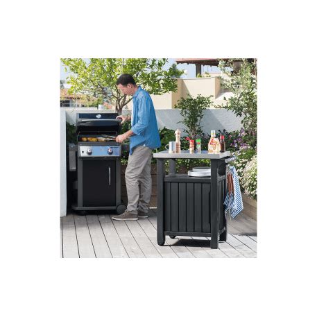 ᐈ Садовый стол для барбекю KETER UNITY CLASSIC BBQ 107л Графит купить в ...