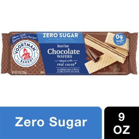 VOORTMAN Bakery Zero Sugar Chocolate Wafers 9 oz, 9 oz - Kroger