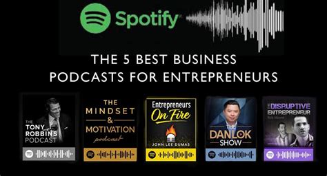 The 5 Best Business Podcast for Entrepreneurs | Business podcasts, Podcasts, Daily motivation