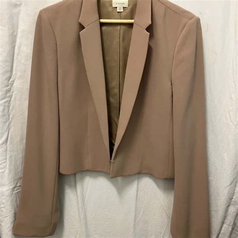 Witchery Womens Size 16 Nude Jacket S