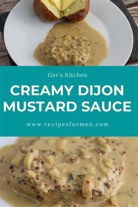 This Easy Dijon Mustard Sauce Is Easy And Quick To Make And Is A Great