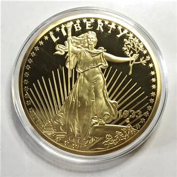 K Gold Layered St Gaudens Replica Diameters Proof In