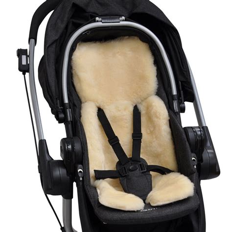 Bowron Sheepskin Pram Liner Baa Baby