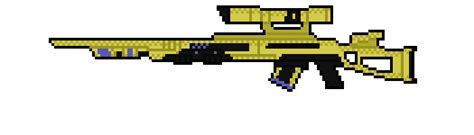 Made Some Pixel Art Of The Orion Sniper Rifle Rborderlands3