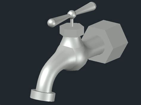 Llave De Agua 3d En AutoCAD Descargar CAD Gratis 78 31 KB Bibliocad