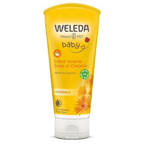 Crème lavante Corps Cheveux 200 0 ml bébé Weleda Achat au