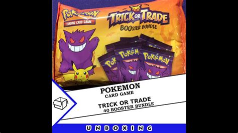 Pokemon Card Game Trick Or Trade Booster Bundle YouTube