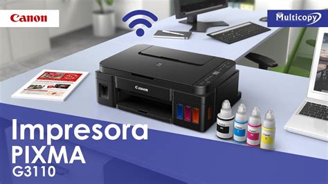 Impresora Multifuncional Wi Fi Canon Pixma G3110 2315c004aa Youtube