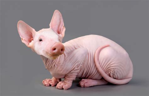 Hairless pig-cat : r/HybridAnimals