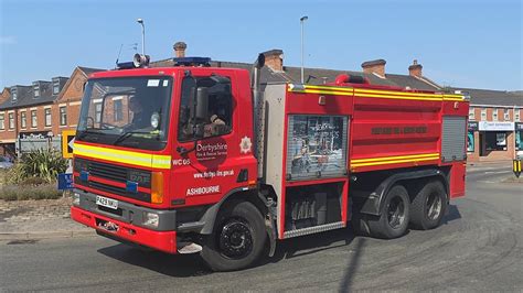 Retro Ashbournes Water Carrier Responding Derbyshire Fire And