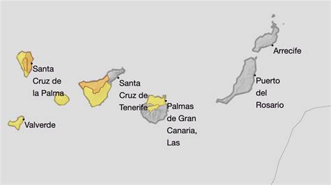 Tiempo En Canarias Declarada La Alerta Por Vientos De Hasta