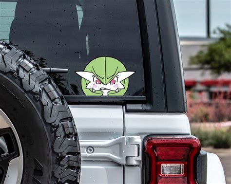 Pokemon Gardevoir Peeker Vinyl Sticker Great For Car Etsy