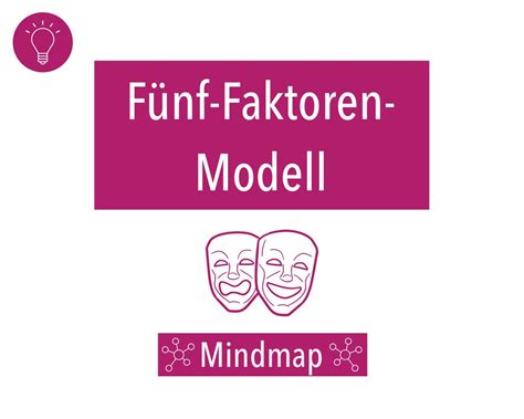 Fünf faktoren modell Big Five Der Persönlichkeit Mindmap Etsy