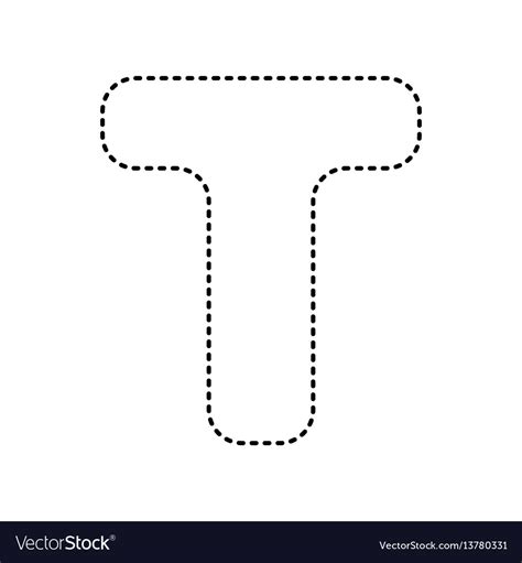 Letter T Sign Design Template Element Royalty Free Vector