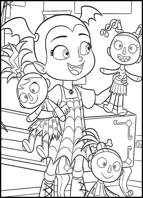 Dibujos Para Imprimir Y Colorear De Vampirina