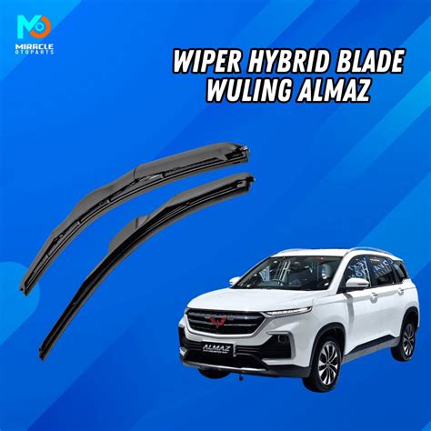 Jual Wiper Hybrid Blade Wuling Almaz Wiper Blade Hybrid 1 Set Kiri