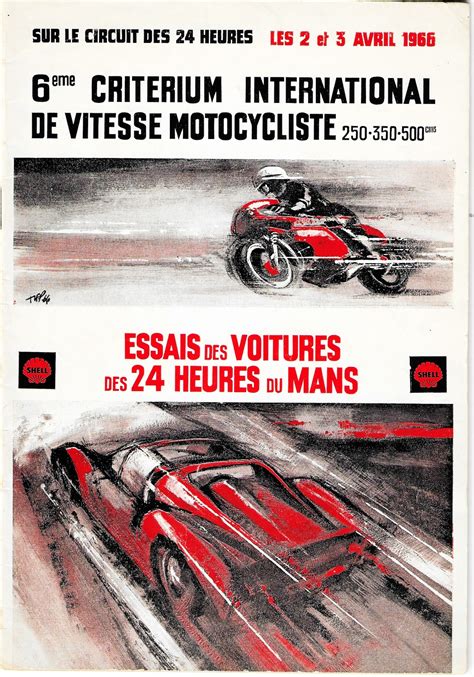 Rennprogramm Essais Des Voitures Des Heures Du Mans Et Avril