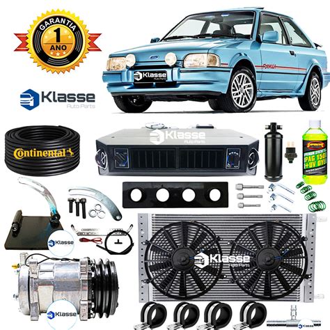 Kit Ar Condicionado Automotivo Escort Suporte Universal Klasse Auto