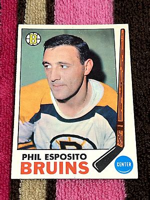 1969 70 O PEE CHEE 30 PHIL ESPOSITO HOF BRUINS WITH STAMP EXMT