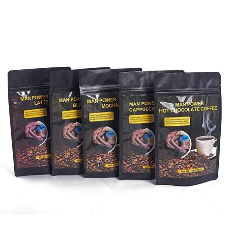 Oem Private Label Healthy Man Power Instant Sex Coffee With Herbal Maca