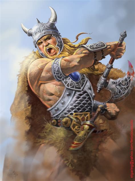 Warriors In Art El Viking By El Garing