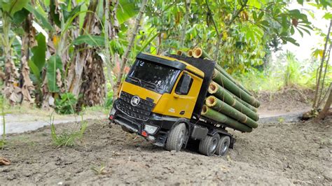 Akibat Terlalu Maksa Muatan Overload Rc Truk Fuso Muatan Bambu