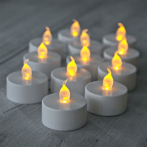 Case of 120 Electronic LED Tea Light Candles | Ice Entertainments