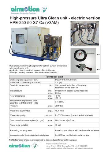 All Airmation ECP Srl Catalogs And Technical Brochures