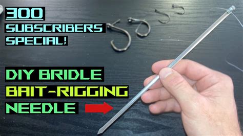 How To Make A Bridle Bait Rigging Needle Fishing Tips Tricks And