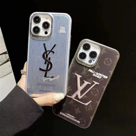 Ysl Luxury Designer Iphone 15 Plus 15 Pro Max 14 Case Coqueluxury