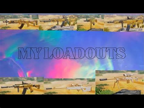 My Codm Loadouts Youtube