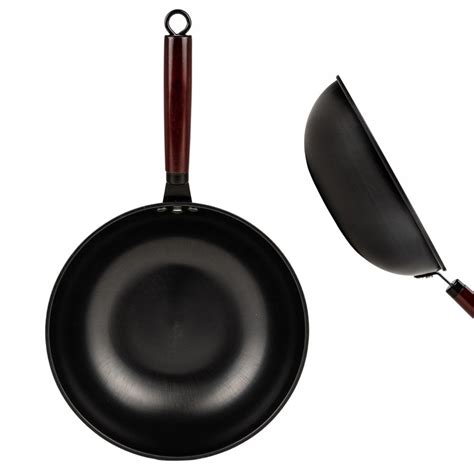 Patelnia Wok Ze Stali W Glowej G Boka Cm Indukcja Gaz Non Stick