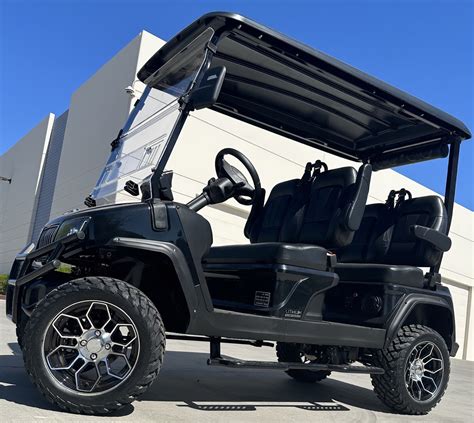 Lithium Street Ready Golf Cart Fully Loaded Evolution Black Maverick