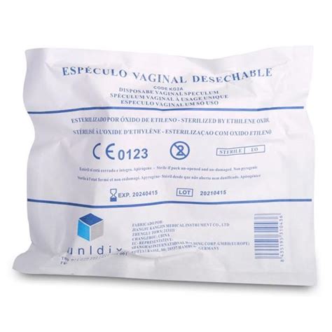 Esp Culo Vaginal Desechable Est Ril Mediano Unx Unidad Farmacia