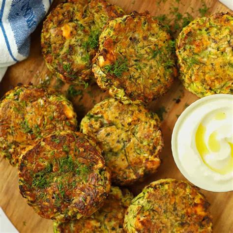 Easy Courgette Fritters {with Feta Cheese}