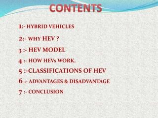 Hybrid Electric Vehicle PPT