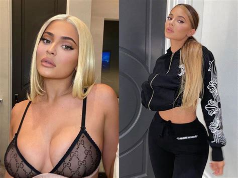 Kylie Jenner Is Blonde Again As Makeup Mogul Flaunts Her Curves In