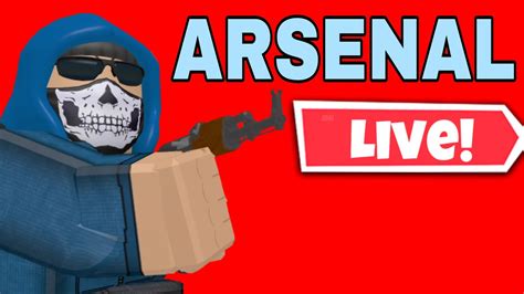 Roblox Arsenal Live Stream Playing With Subs 1v1s YouTube