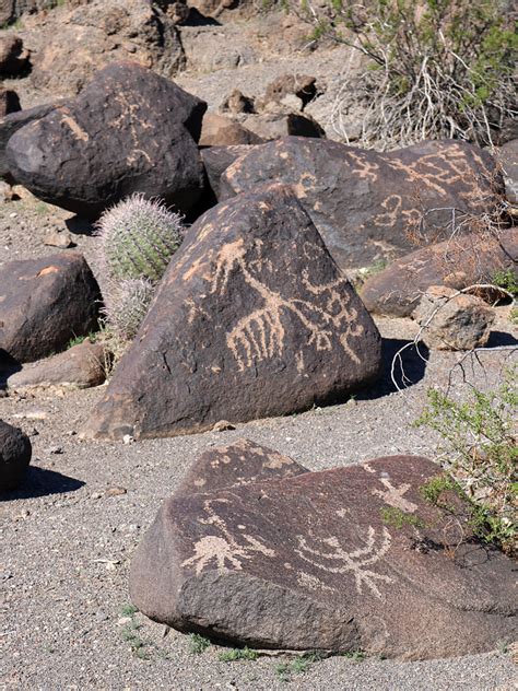 Varied Designs The Painted Rock Petroglyph Site Arizona